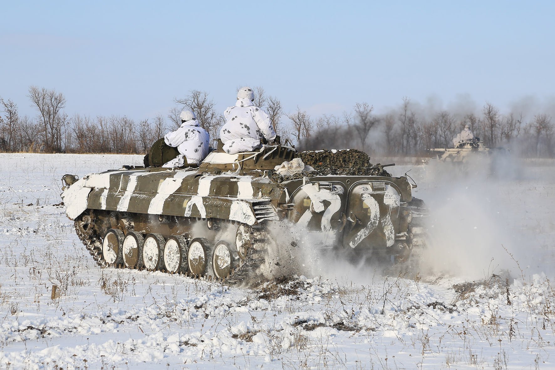 БМП-1 на польових навчаннях у районі проведення ООС. Фото: пресслужба ООС