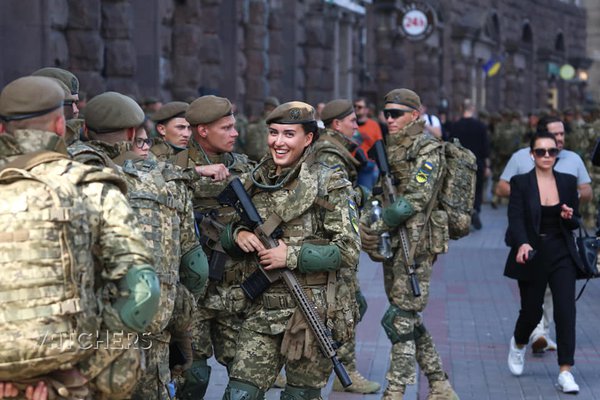 Фото з репетиції параду до Дня Незалежності