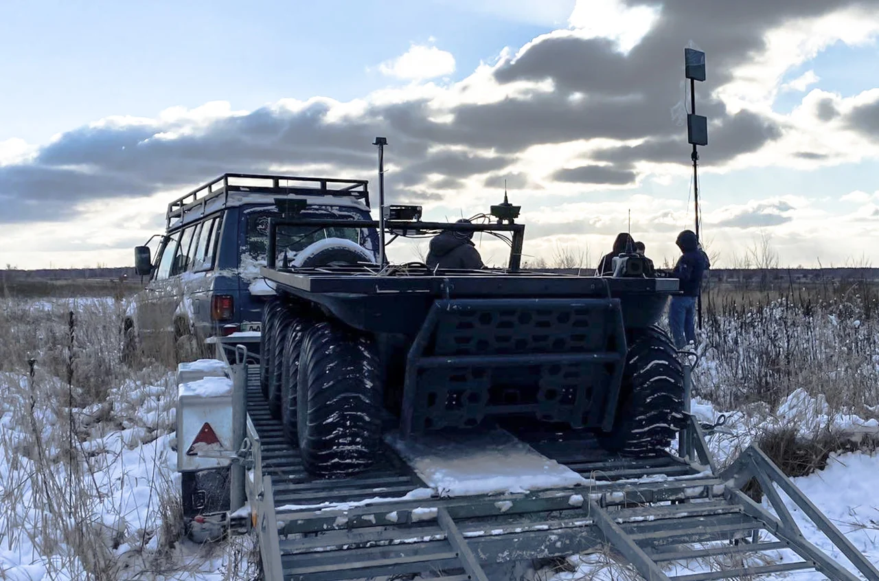 Випробування проводилися в умовах снігу, робот показав себе відмінно