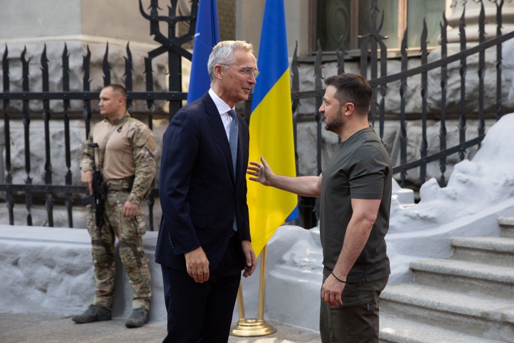 Єнс Столтенберг і Володимир Зеленський. Фото: ОП