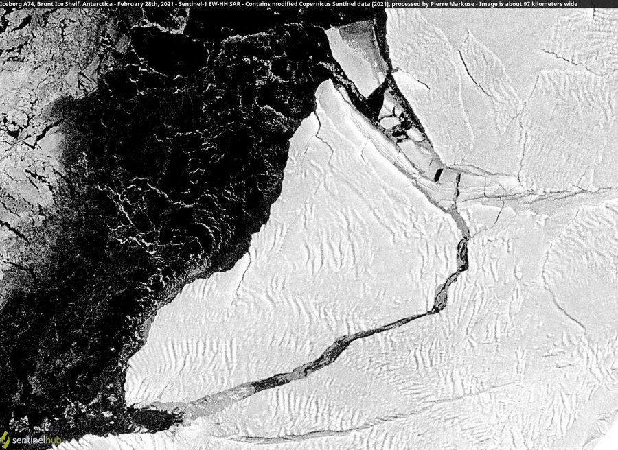 Фото: супутникова місія Sentinel-1 програми ЄС зі спостережень за Землею