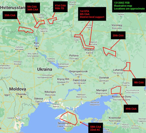 Російські війська впритул підійшли до кордону (КАРТА)