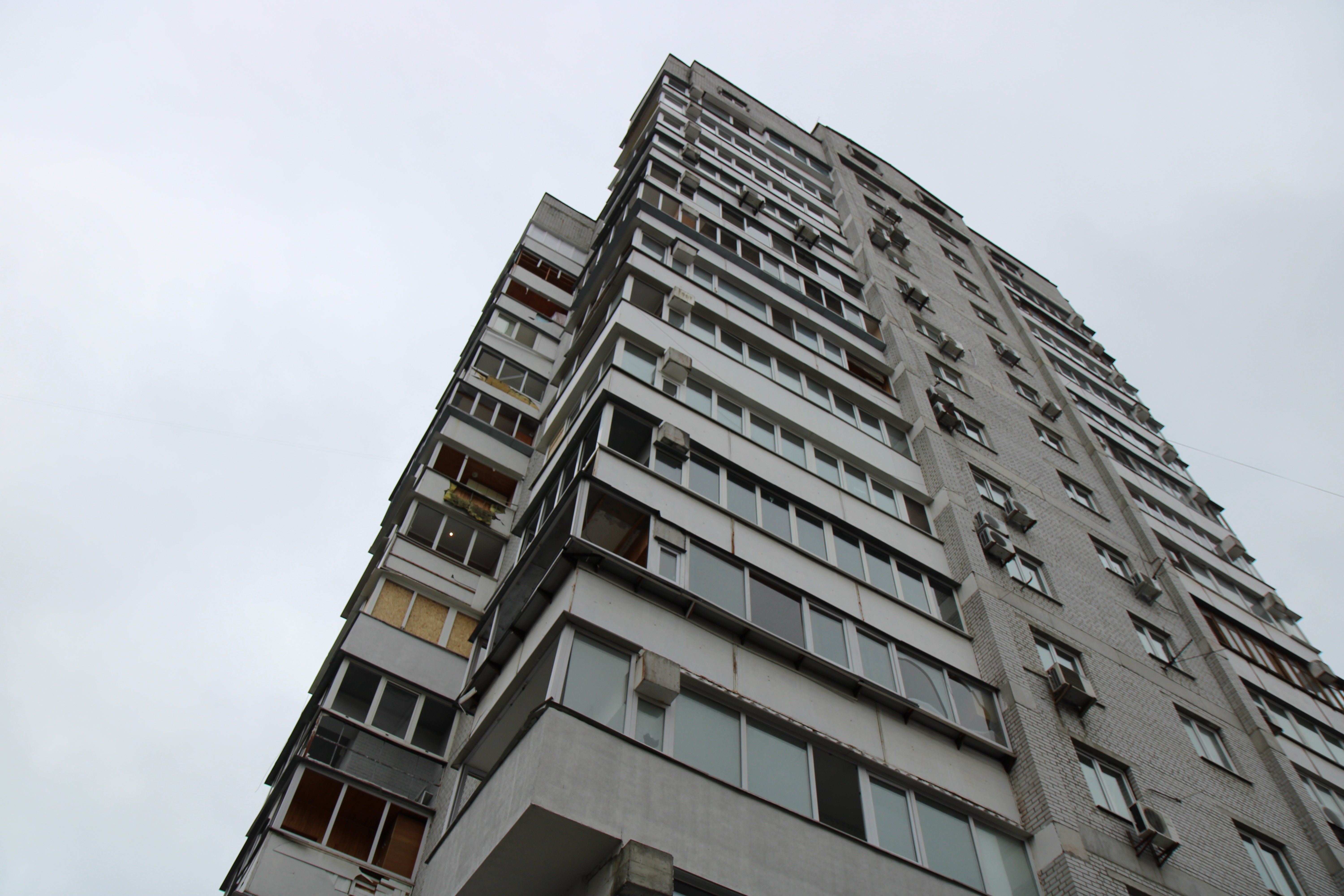 A residential building near the stadium