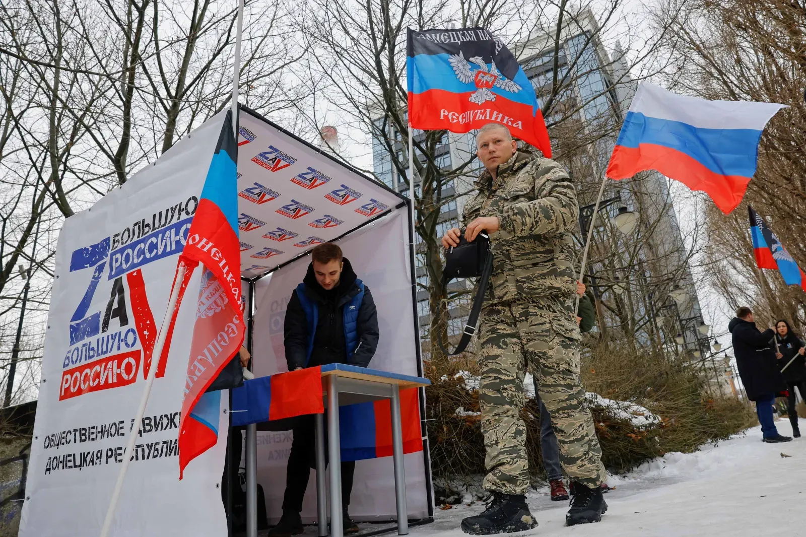 Окупований Донецьк, 2024 рік. Фото: Alexander Ermochenko / Reuters