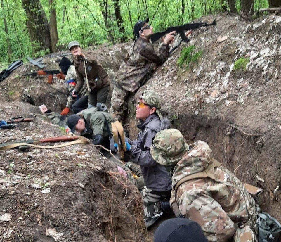 Навчання цивільних у Києві. Фото: Аля Шандра