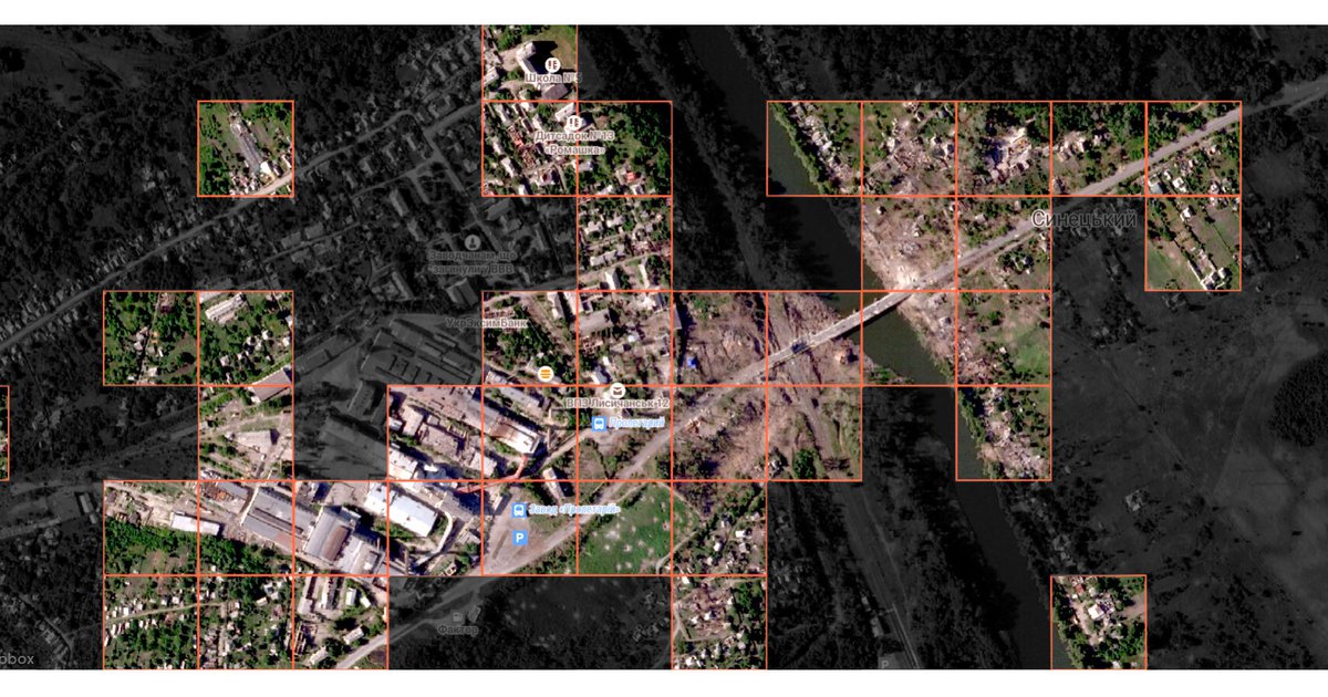 Карта руйнувань України. Супутникові знімки знищених будинків