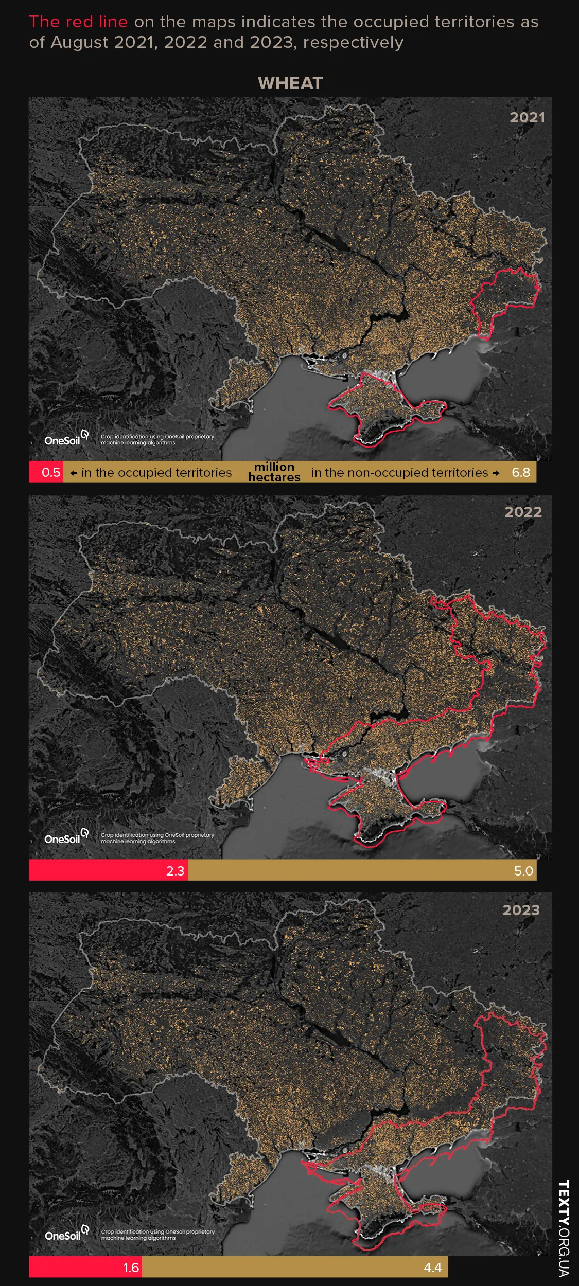 eng_maps_mobile_converted Harvest from the occupied territories. How much Russia earns from the Ukrainian land.