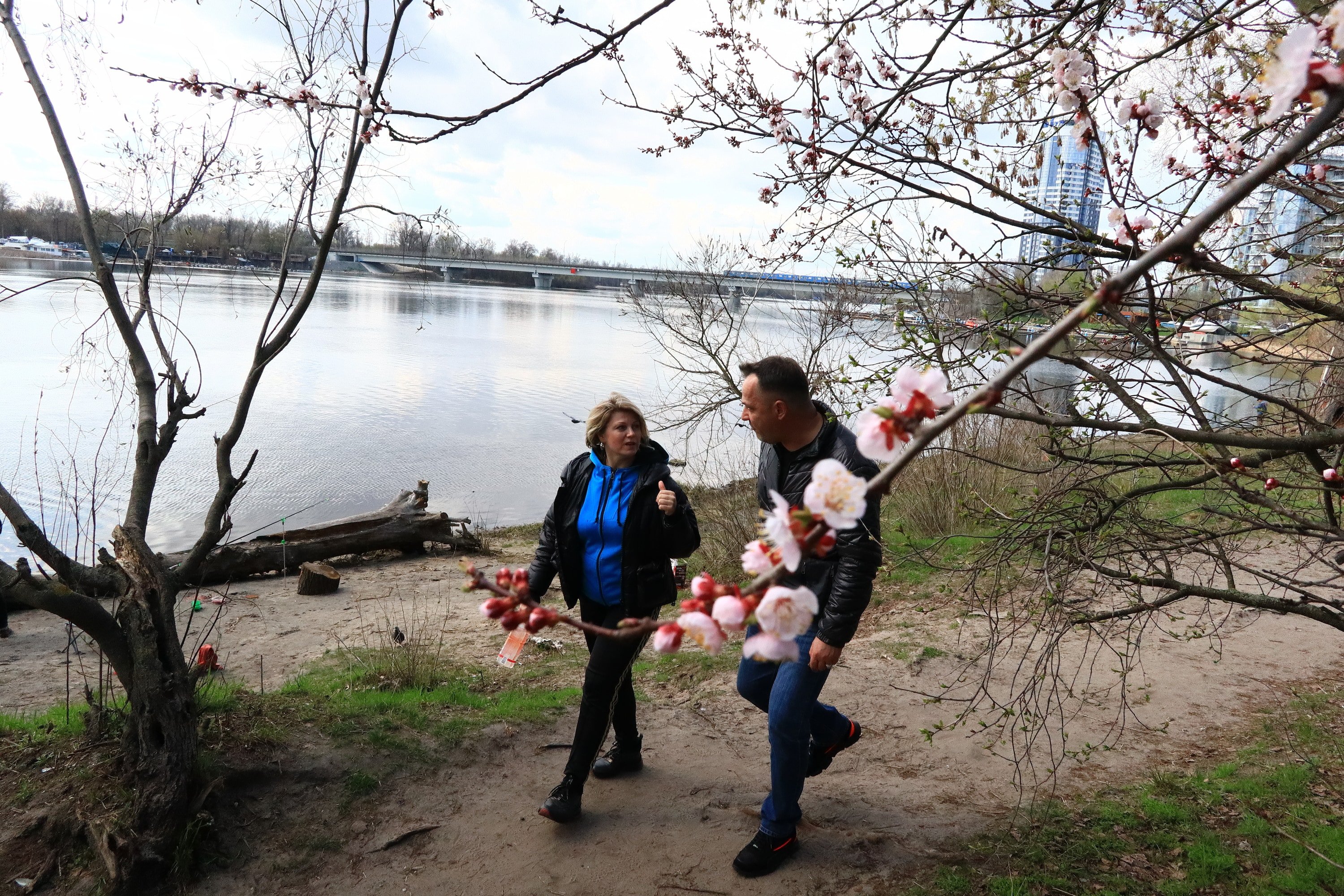 У русанівському ліску, який виріс сам посеред міста, як і ліси Міявакі, дещо більше плодових дерев: фото Артема Чапая