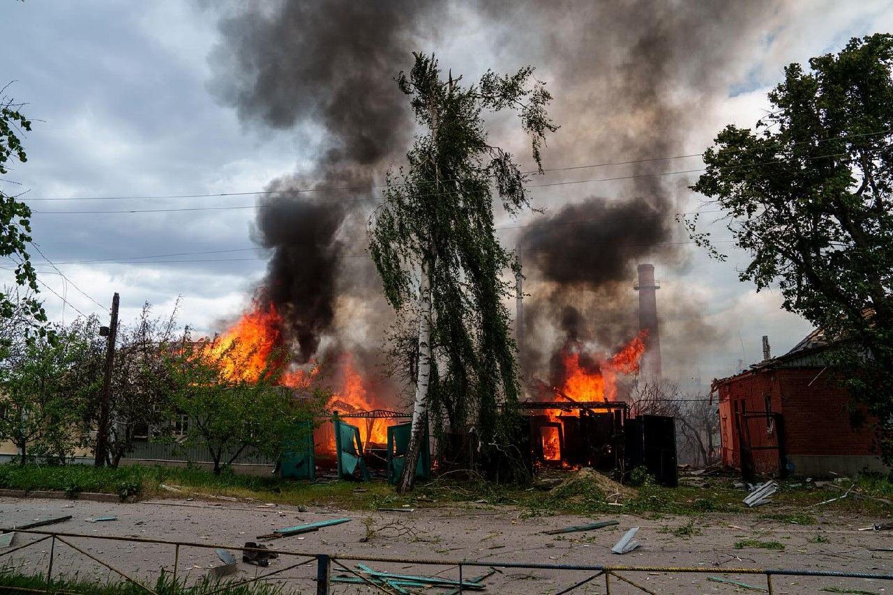 Харківщина потерпає від обстрілів росіян. Джерело фото: Головне управління ДСНС України в Харківській області