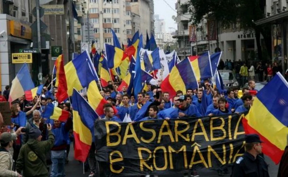 Один з мітингів уніоністів, які виступають за об'єднання з Румунією.