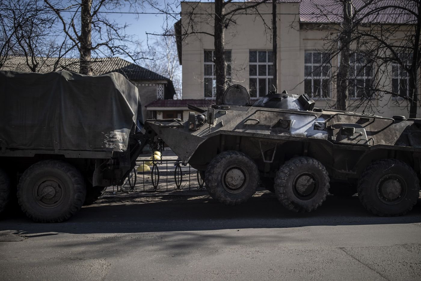 Російська військова техніка з битви під Вознесенськом